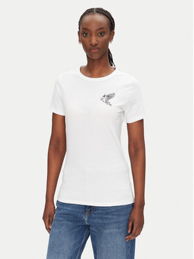 BOSS BOSS Футболка C_Elogo_21 50540260 Білий Slim Fit