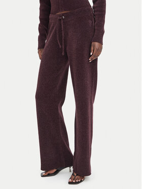 Juicy Couture Juicy Couture Παντελόνι φόρμας JCWEB006 Μπορντό Regular Fit