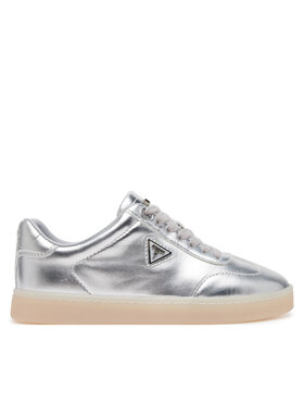 Guess Sneakersy Guess FLJJAZLEM12 Stříbrná