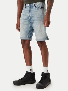 G-STAR G-Star Raw Τζιν σορτσάκια Mosa D24430-E205 Μπλε Straight Fit