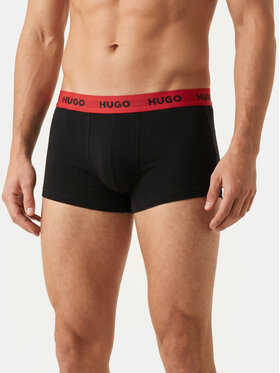 HUGO HUGO Conjunto de calzoncillos boxer Trunk Triplet 50532611 Negro