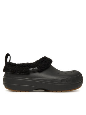 Crocs Шльопанці Crocs Classic Lined Shorty 211380 Чорний