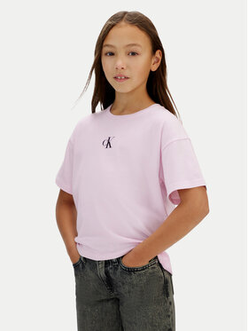 Calvin Klein Jeans Calvin Klein Jeans Camiseta Logo IG0IG02136 Rosa Boxy Fit