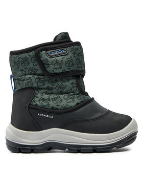 Geox Snehule Geox B Flanfil Boy B Abx B263VE 0BCMN C9358 M Čierna