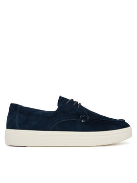 Tommy Hilfiger Zapatos hasta el tobillo Tommy Hilfiger Casual Suede Stitch Toe Hybrid FM0FM05707 Azul marino