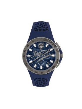 Plein Sport Pulkstenis Plein Sport Thunderstorm Chrono PSABA0223 Zils
