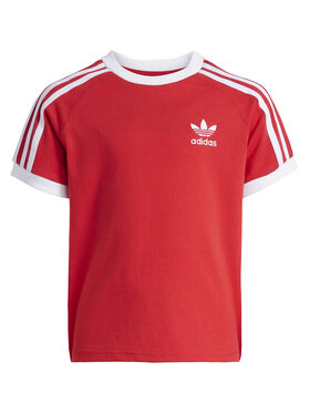 adidas adidas T-shirt adicolor Trefoil JY3748 Crvena Loose Fit