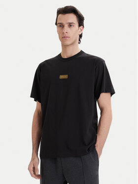 Versace Jeans Couture Versace Jeans Couture Camiseta 80GAHT05 CJ00T Negro Regular Fit