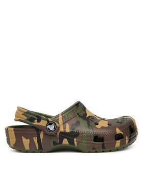 Crocs Шльопанці Crocs Classic Camouflage Clog 211879 Зелений
