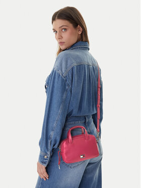 Tommy Jeans Handtasche Tommy Jeans Tjw City Trunk Crossover AW0AW18084 Rot