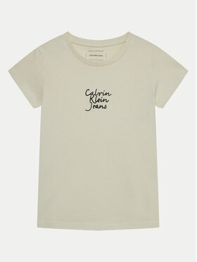 Calvin Klein Jeans Calvin Klein Jeans T-shirt IG0IG02805 Écru Slim Fit