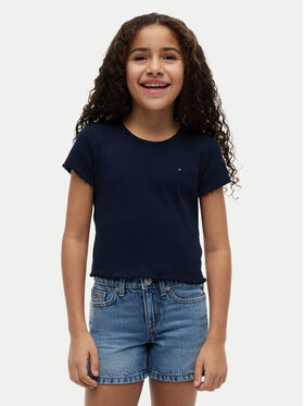 Tommy Hilfiger Tommy Hilfiger Camiseta KG0KG08590 Azul marino Slim Fit