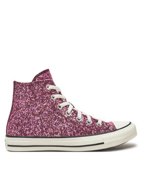 Converse Sneakers aus Stoff Converse Chuck Taylor All Star Glitter Hi A11137C Rosa