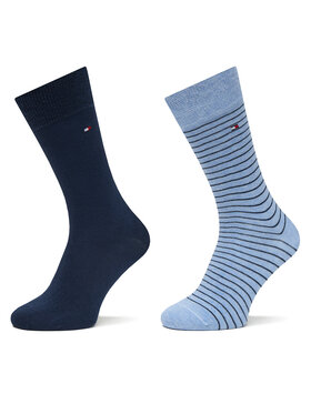 Tommy Hilfiger Dolge nogavice Tommy Hilfiger 100001496 Modra