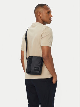 Calvin Klein Maža rankinė Calvin Klein Rubberized Reporter LV04D3480G Juoda