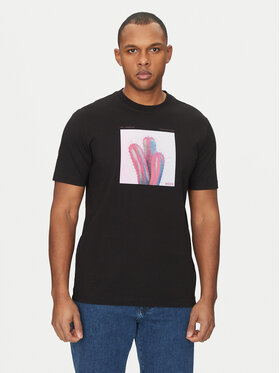 BOSS BOSS Футболка Te_Mextour 50535079 Чорний Regular Fit