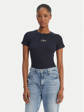Guess Jeans Guess Jeans Футболка W6GPZ3 KA0H1 Cиній Slim Fit