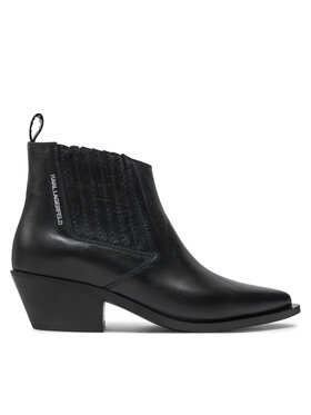 KARL LAGERFELD Členková obuv KARL LAGERFELD KL33244 Čierna