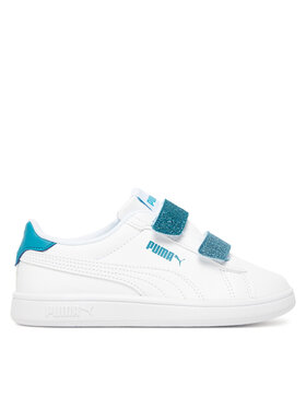 Puma Снікерcи Puma Smash 3.0 L Glitter Velcro V Ps 395609 08 Білий