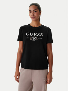 Guess Guess Camiseta V6RI13 KD772 Negro Regular Fit