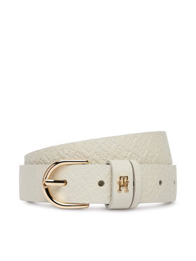 Tommy Hilfiger Sieviešu josta Tommy Hilfiger Ess Effortless 2.5 Go Mono AW0AW18856 Balts