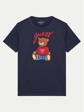 Guess Guess Футболка H4BJ06 I3Z14 Cиній Regular Fit