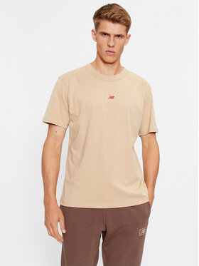 New Balance New Balance T-Shirt Athletics Remastered Graphic Cotton Jersey Short Sleeve T-shirt MT31504 Καφέ Regular Fit