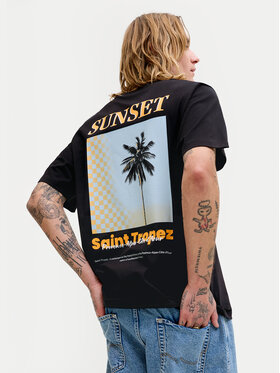 Jack & Jones Jack & Jones Camiseta City Photoprint 12288353 Negro Regular Fit
