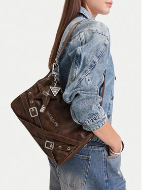 Guess Jeans Дамска чанта Guess Jeans CEO-GUESS-S-008-10 Кафяв