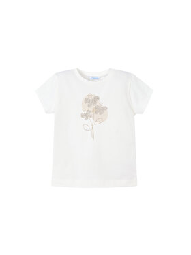 Mayoral Mayoral T-Shirt 174 Εκρού Regular Fit