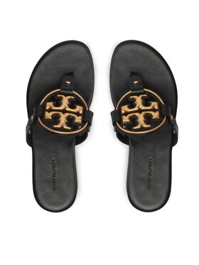 Tory Burch В'єтнамки Tory Burch Metal Miller 136593 Чорний