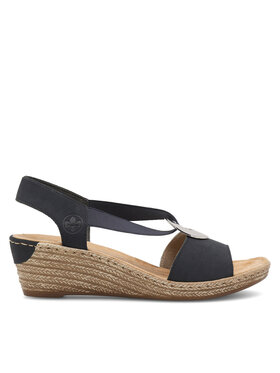 Rieker Sandály Rieker 624H6-14 Tmavomodrá