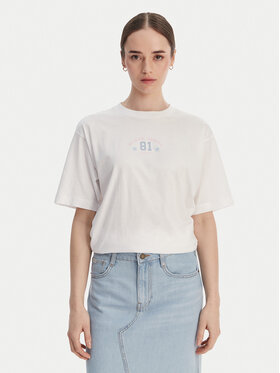 Guess Jeans Guess Jeans Футболка W6RI20 K8HM0 Білий Oversize