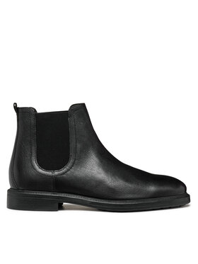 Geox Členková obuv s elastickým prvkom Geox U Tiberio U46G5A 000JD C9999 Čierna