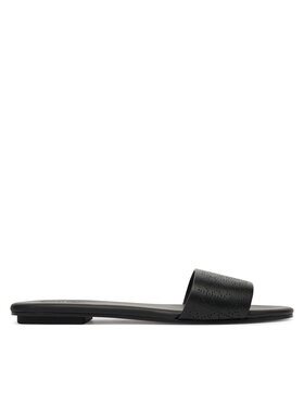 Calvin Klein Ciabatte Calvin Klein Org Flat Sndl One Bar Lth Aop HW0HW02857 Nero