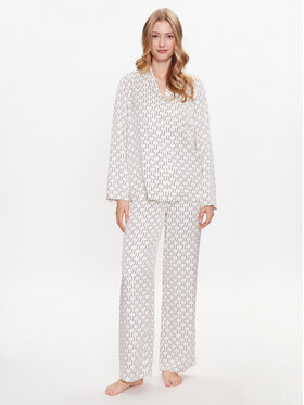 KARL LAGERFELD KARL LAGERFELD Pizsama 225W2133 Fehér Regular Fit