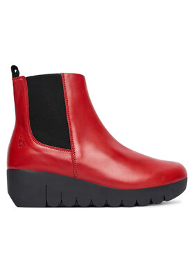 Fly London Polokozačky Fly London Vazefly P145177003 Červená