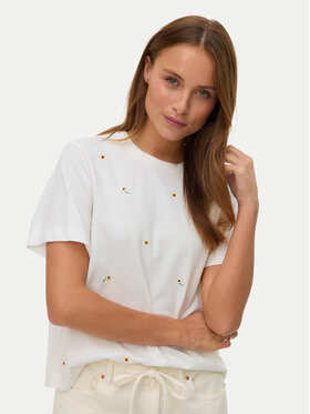 Vero Moda Vero Moda Camiseta Sola 10341979 Blanco Regular Fit
