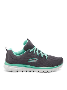 Skechers Sneakersy Skechers Get Connected 12615/CCGR Sivá