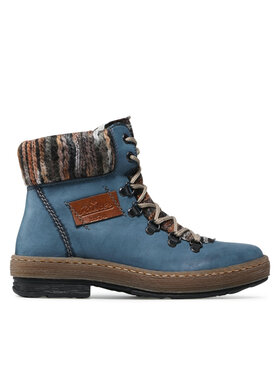 Rieker Šnurovacia obuv Rieker Z6743-14 Modrá