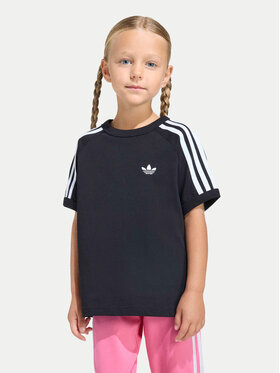adidas adidas Camiseta 3-Stripes KD3309 Negro Loose Fit
