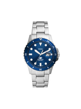Fossil Hodinky Fossil Blue FS6029 Stříbrná