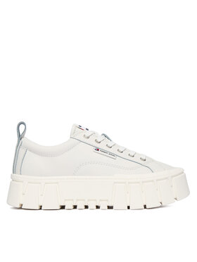 Tommy Jeans Tenisice Tommy Jeans Tjw Vulc Flatform Leather EN0EN03008 Bijela