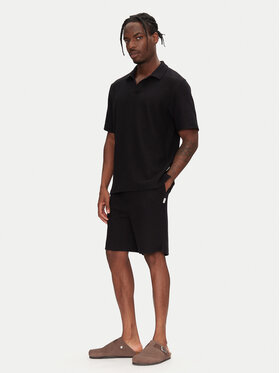 Jack & Jones Jack & Jones Σετ πλουζάκι polo και σορτς Slington 12281841 Μαύρο Relaxed Fit