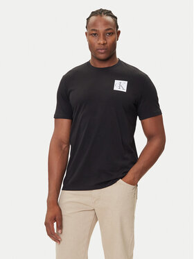 Calvin Klein Jeans Calvin Klein Jeans T-shirt Gradient Monogram LV04RC859G Nero Regular Fit