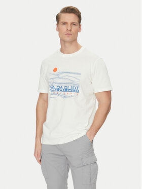 Napapijri Napapijri Футболка S-Buti NP0A4INM Білий Regular Fit