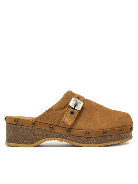 Scholl Šľapky Scholl Pescura Clog 50 Cork F31632 1175 380 Hnedá