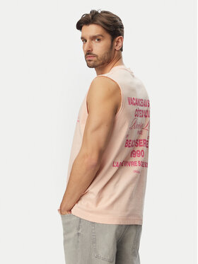 Jack & Jones Jack & Jones Majica brez rokavov Cassis Washed Back 12295076 Svetlo oranžna Relaxed Fit
