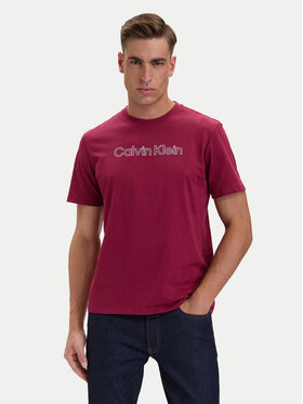 Calvin Klein Calvin Klein Camiseta 30s Logo Graphic LV04LH800G Rosa oscuro Regular Fit