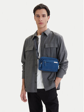 Calvin Klein Crossover torbica Calvin Klein Sleek Denim Utility Camera Bag LV04D3432G Plava